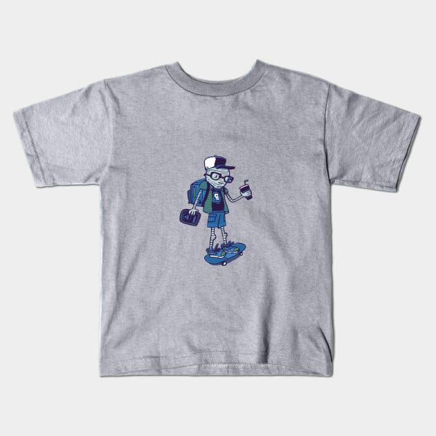 Mikey Bandages Kids T-Shirt by Pixelmania